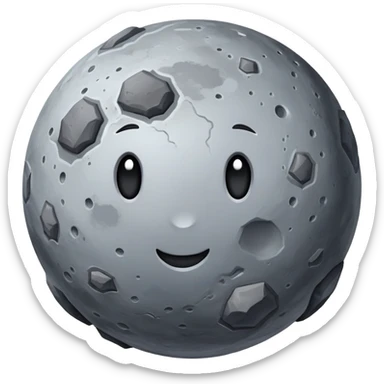 Planet Mercury realistic sticker
