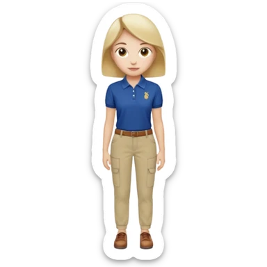 Preppy chica sticker