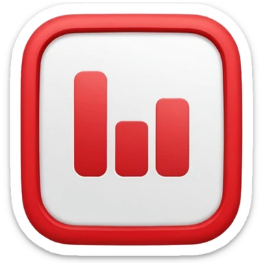 Create a modern, clean vector illustration of the Deezer app icon, designed in a smooth flat + soft 3D illustration style.
The icon should be placed inside a rounded square app icon shape, centered perfectly.


 sticker