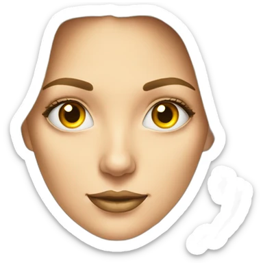 bitcoin in the eyes of a beautiful blonde woman  sticker