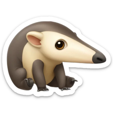 cute anteater sticker