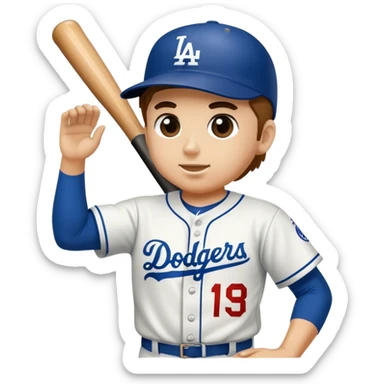 Dodgers sticker