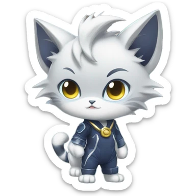 Catboy-Chibi-Sona-Shiny-Fakémon full body sticker