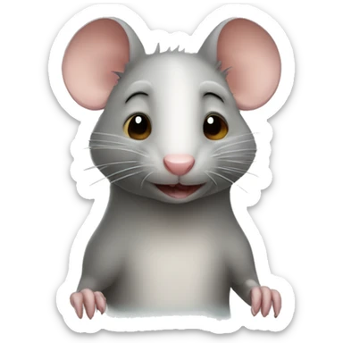 Two rats sticker