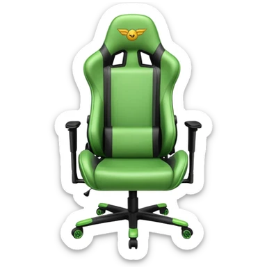 gamer seat green sticker