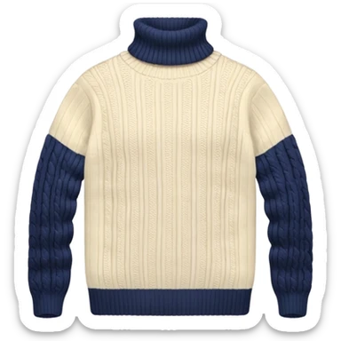 Turtleneck sweater sticker