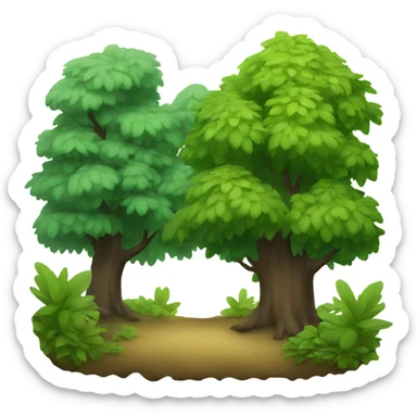 Forest sticker