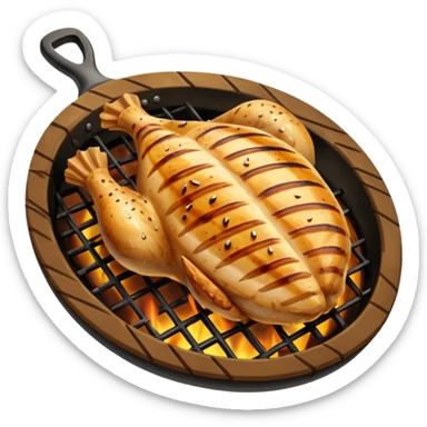 one Grilled Chicken breast sticker