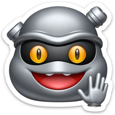 Genera un'emoji che rappresenti insieme una sega e l'indifferenza (intesa come indecisione) sticker