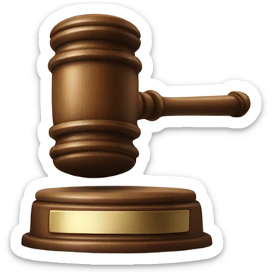 The gavel  sticker