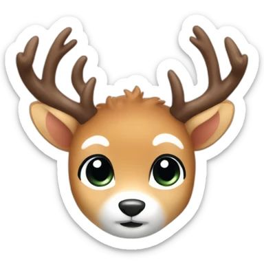 👍🏻meo-chibi-deer-antlers sticker