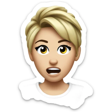 Miley Cyrus on wrecking ball sticker