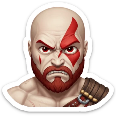 Kratos sticker