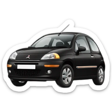 Old citroen c3 black sticker