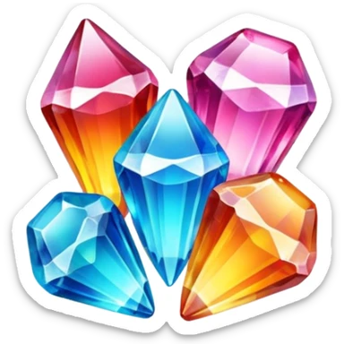 crystal sweet treat sticker