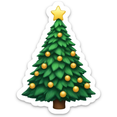 christmas tree sticker