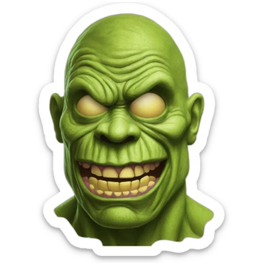 toxie from the toxic avenger sticker