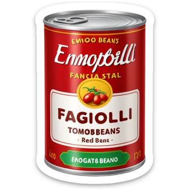 fagioli in scatola sticker