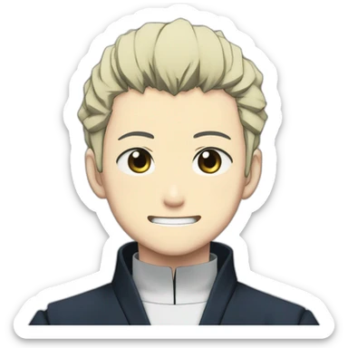 gojo satoru in jujutsu kaisen sticker