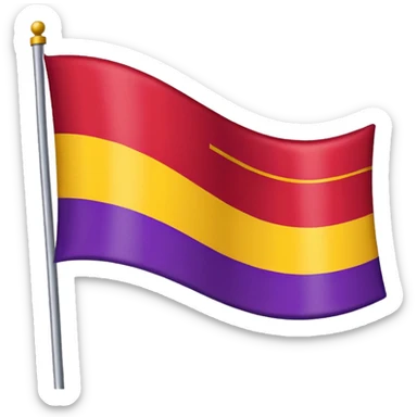Bandera republicana sticker