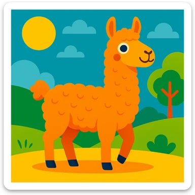 Lama sticker