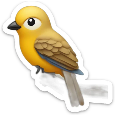 Oiseau sur un arbre sticker