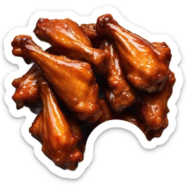 Chicken wing ranch dressing  sticker