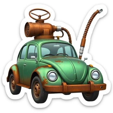 Bug sprayer car sticker