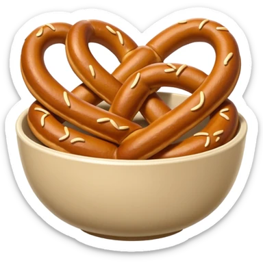 gevrek yapilmis bir kase ciz sticker