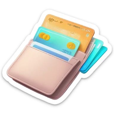 Futuristic LoFi themed stablecoin wallet sticker