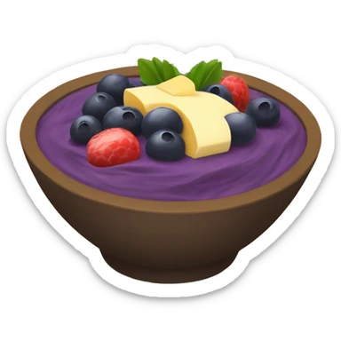 Acai bowl sticker