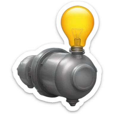 Bombilla filamento sticker