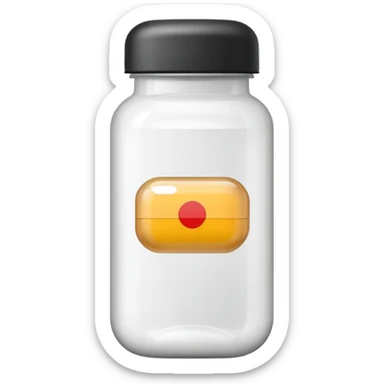 Pill bottle sticker