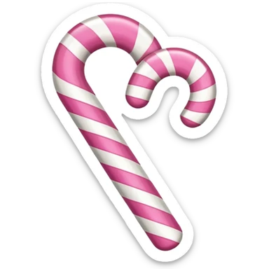 PINK CANDY CANE sticker