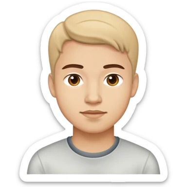 young man from IT department sticker