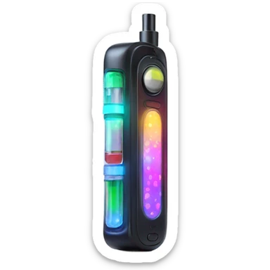 Vape with flashing lights sticker