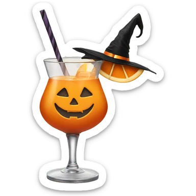 Halloween cocktail  sticker