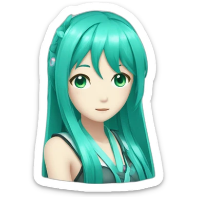 Miku hatsune sticker