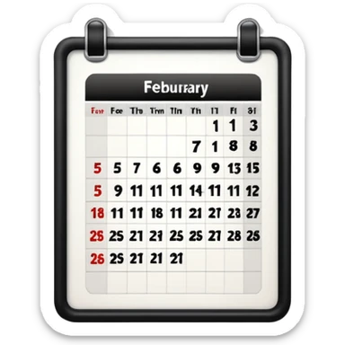 dibuja el 11 de febrero  sticker