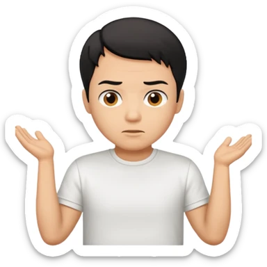 🤷🏽‍♂️ Man Shrugging sticker