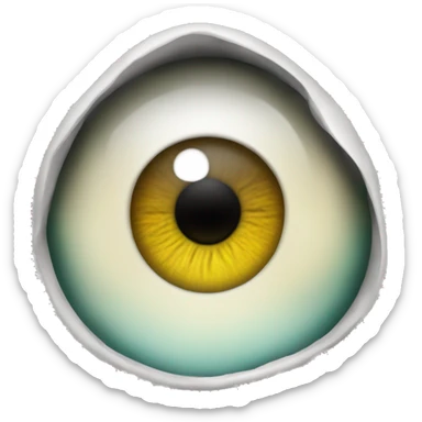 Yeux qui louchent sticker