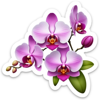 orchids  sticker