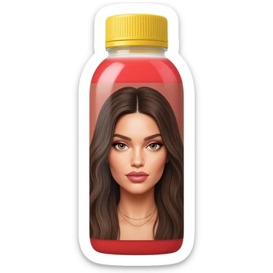 bella hadid juice sticker