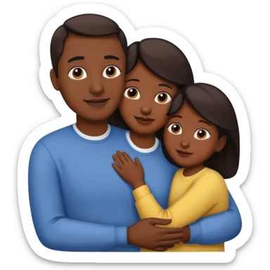 abrazar a mi papa mama sticker