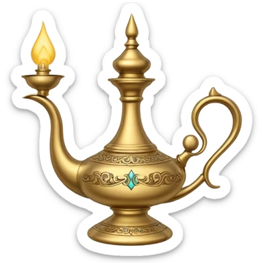 Genie Lamp sticker