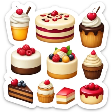 desserts sticker