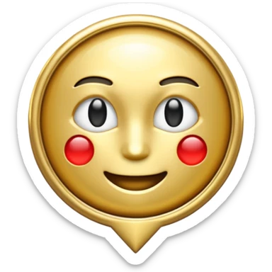 V badge emojy sticker