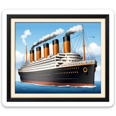 Titanic sticker