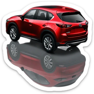 Red mazda cx5 2022 sticker