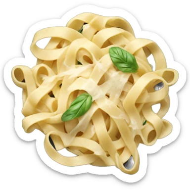 Fettuccine Alfredo dinner  sticker